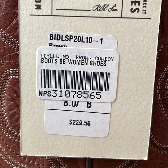 Idyllwind Women's Scaled-Up Western Boots - Snip Toe Brand New with Tags - Picture 6 of 7